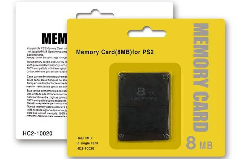 Карта 8 мб для ps2