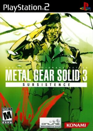 Metal Gear Solid 3 Subsistence на ps2
