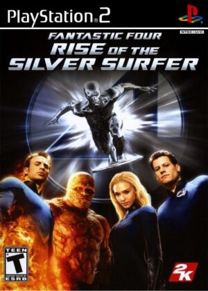 Fantastic Four Rise of the Silver Surfer для ps2