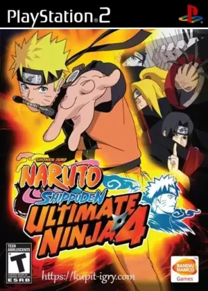 Naruto Shippuden Ultimate Ninja 4 для ps2